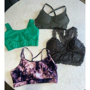 4, XL Sports Bra’s in gently used & new condition
